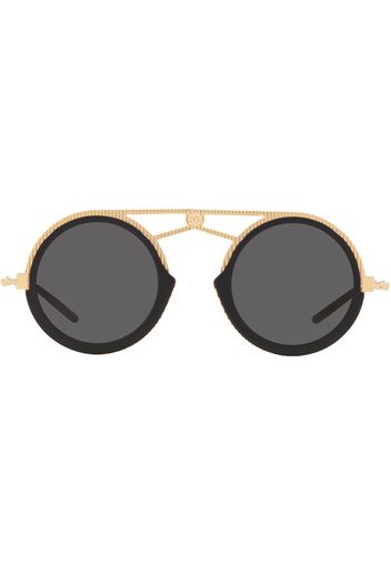 Dolce & Gabbana Eyewear Occhiali da sole tondi - Nero