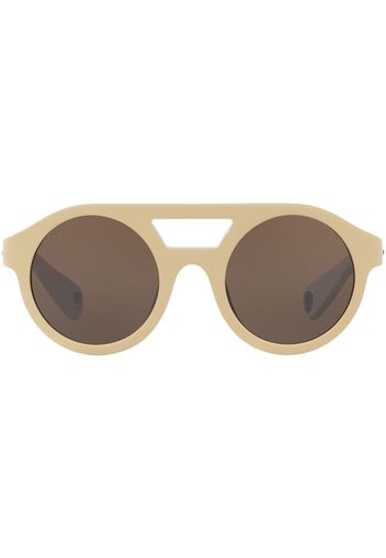 Dolce & Gabbana Eyewear Occhiali da sole tondi - Marrone