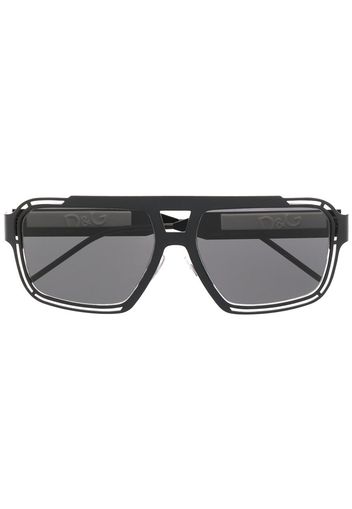 Dolce & Gabbana Eyewear Occhiali da sole con doppio ponte - Nero