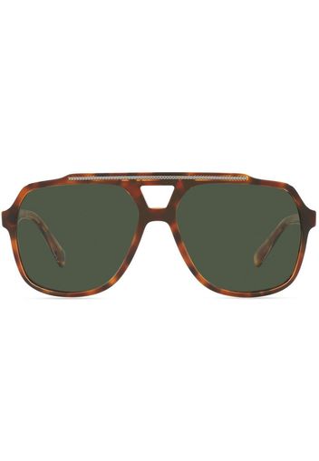 Dolce & Gabbana Eyewear DG4388 pilot-frame sunglasses - Marrone