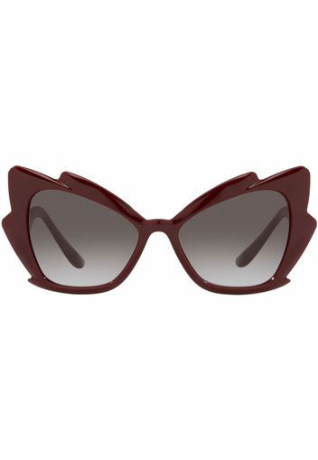 Dolce & Gabbana Eyewear cat-eye frame sunglasses - Rosso