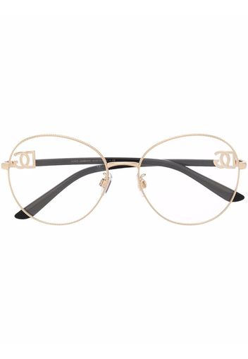 Dolce & Gabbana Eyewear Occhiali tondi - Oro