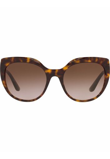 Dolce & Gabbana Eyewear tortoise round-frame sunglasses - Marrone