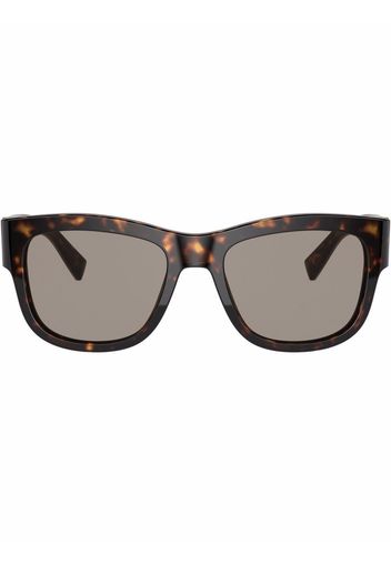 Dolce & Gabbana Eyewear square frame tortoiseshell sunglasses - Marrone