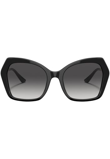 Dolce & Gabbana Eyewear oversized hexagonal-frame sunglasses - Nero