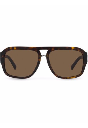 Dolce & Gabbana Eyewear Occhiali da sole DG Crossed - Marrone