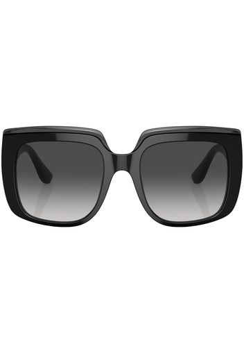 Dolce & Gabbana Eyewear square-frame oversized sunglasses - Nero