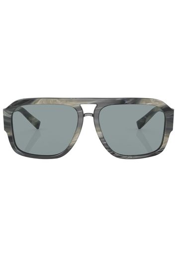 Dolce & Gabbana Eyewear Occhiali da sole con montatura stile pilota - Grigio