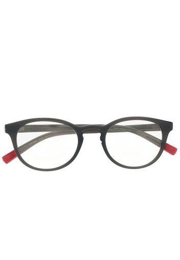 Dolce & Gabbana Eyewear two-tone round-frame glasses - Nero