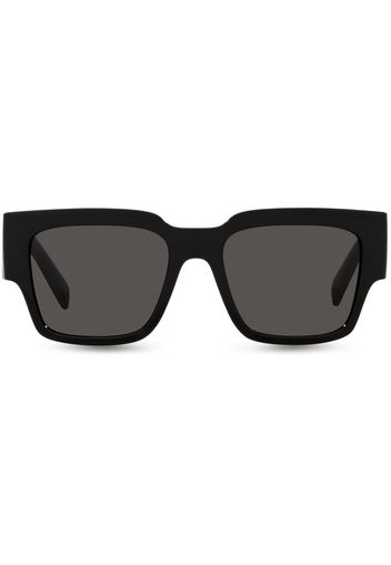 Dolce & Gabbana Eyewear square-frame logo-print sunglasses - Nero