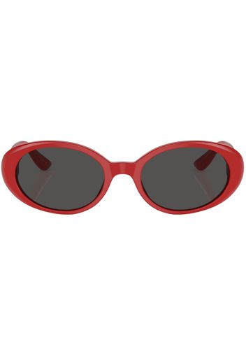 Dolce & Gabbana Eyewear tinted round-frame sunglasses - Rosso