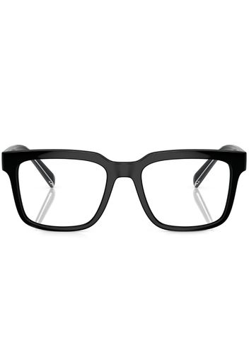 Dolce & Gabbana Eyewear logo-print square-frame glasses - Nero