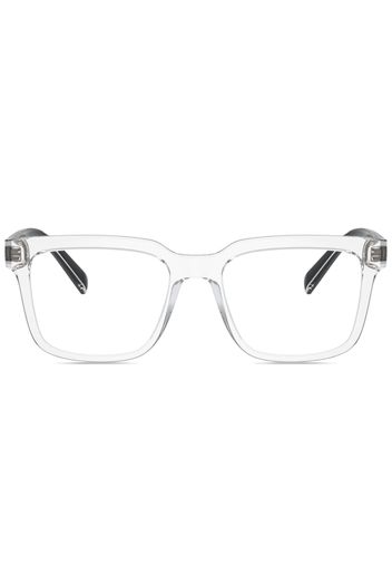 Dolce & Gabbana Eyewear logo-print square-frame glasses - Toni neutri