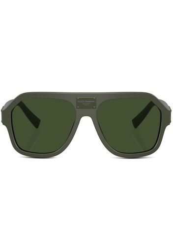 Dolce & Gabbana Eyewear Occhiali da sole con montatura stile pilota - Verde