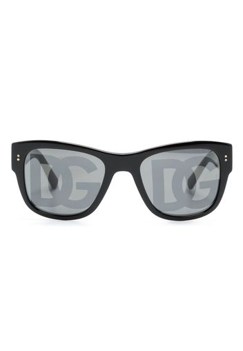 Dolce & Gabbana Eyewear Occhiali da sole Domenico con stampa - Nero