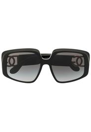 Dolce & Gabbana Eyewear Occhiali da sole oversize - Nero