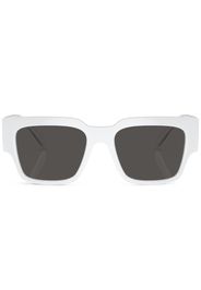 Dolce & Gabbana Eyewear Occhiali da sole squadrati con stampa - Bianco