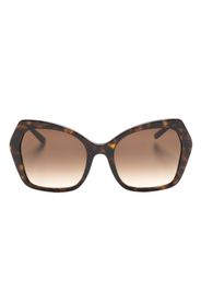 Dolce & Gabbana Eyewear Sicilian Taste oversized sunglasses - Marrone