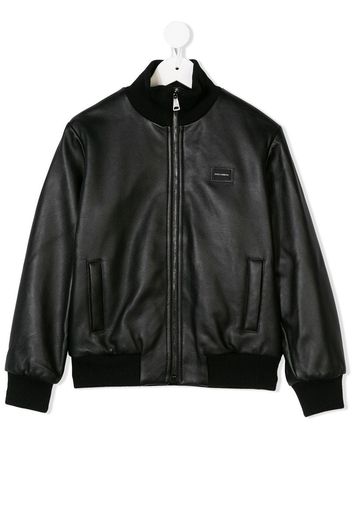 Bomber in pelle