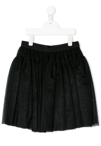 rushed mini skirt