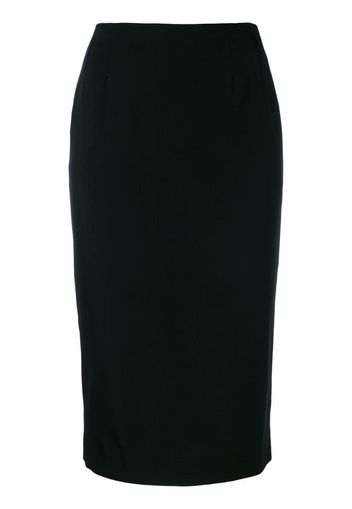 fitted midi skirt