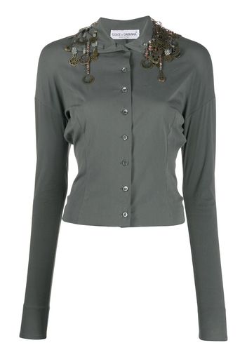 1990s embellished shirt