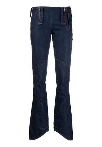 Dolce & Gabbana Pre-Owned Jeans con dettagli cuciture Pre-owned anni 2000 - Blu