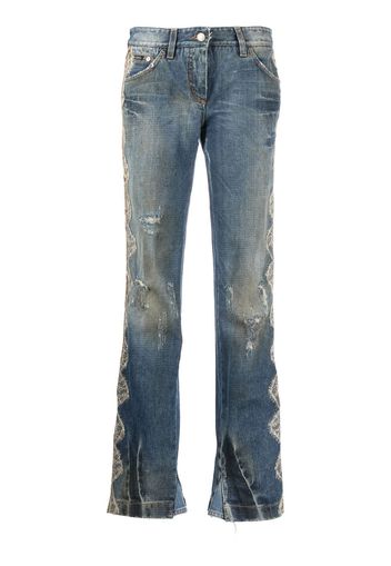 Dolce & Gabbana Pre-Owned Jeans dritti anni 2000 - Blu