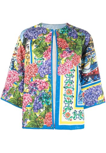 Dolce & Gabbana Pre-Owned Giacca a fiori - Blu