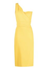 Dolce & Gabbana Pre-Owned one-shoulder fitted midi dress - Giallo