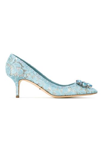 Pumps in pizzo Taormina con cristalli