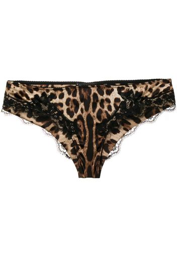 Slip con stampa animalier