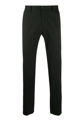 tailored straight-leg trousers