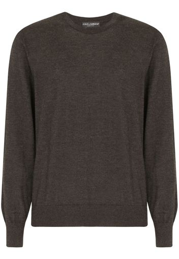 Dolce & Gabbana cashmere crew-neck jumper - Grigio