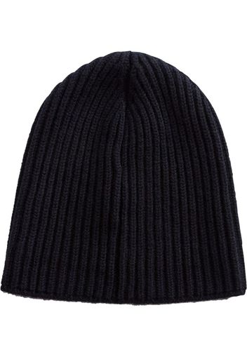 Cashmere fisherman’s rib hat