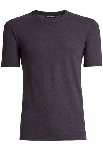 Dolce & Gabbana logo-patch T-shirt - Grigio