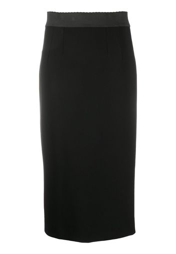 two-tone pencil skirt