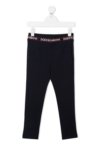 logo waistband trousers