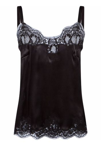 Dolce & Gabbana lace-trim camisole - Nero