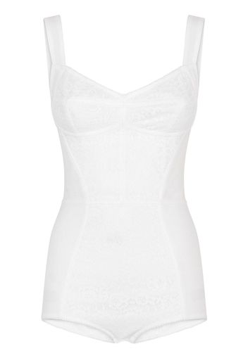 Dolce & Gabbana Body con corsetto - Bianco