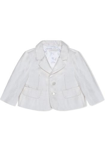 Dolce & Gabbana Kids single-breasted blazer - Bianco