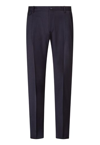 dart-detailed tailored wool trousers