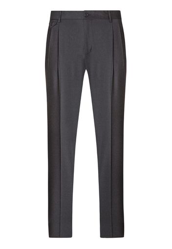 dart-detailed tailored wool trousers