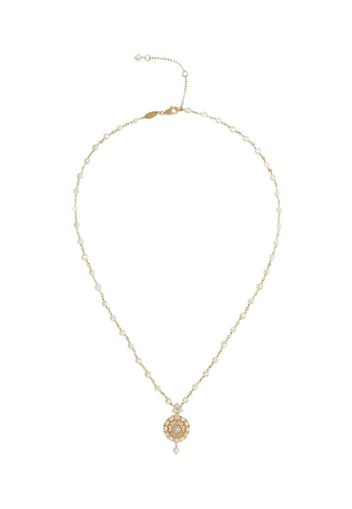 Collana in oro 18kt con pendente a perla