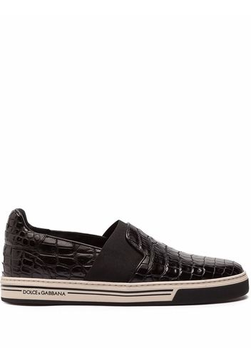 Dolce & Gabbana slip-on leather shoes - Nero