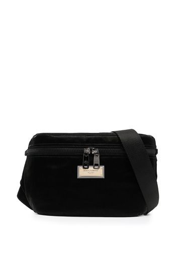 Dolce & Gabbana logo-plaque belt bag - Nero