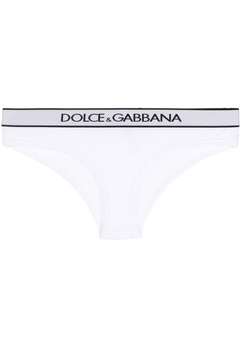 Dolce & Gabbana Slip con stampa - Bianco