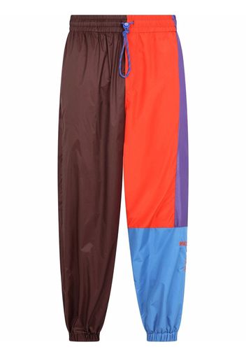 Dolce & Gabbana panelled drawstring track pants - Rosso