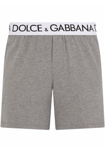 Dolce & Gabbana logo-waistband boxer shorts - Grigio