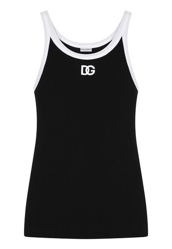 Dolce & Gabbana logo-print tank top - Nero